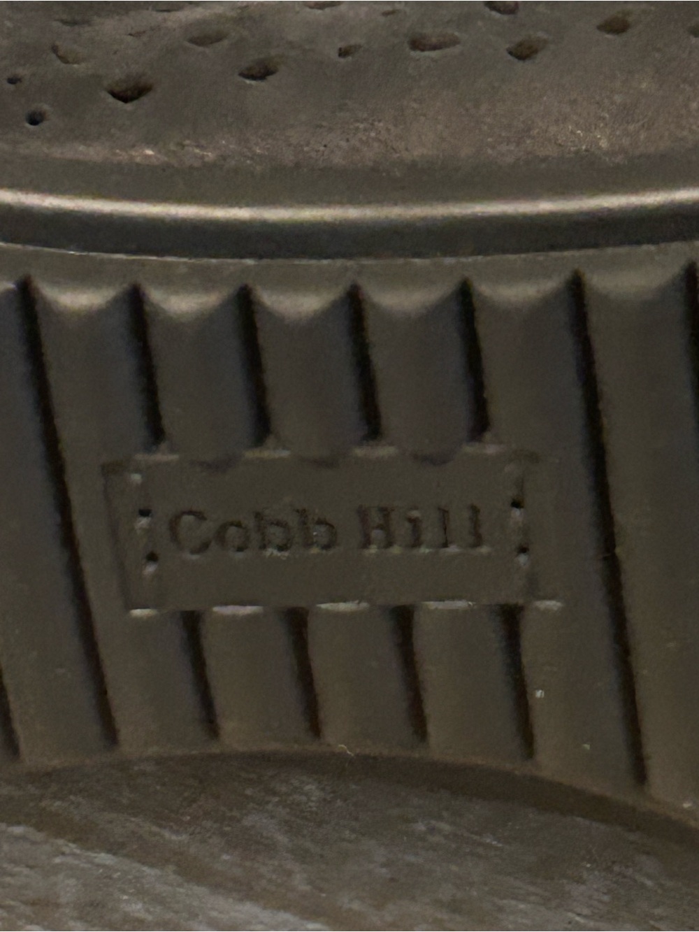 Cobb Hill by New Balance Black Perforated Oxford Flats - Picture 4 of 5